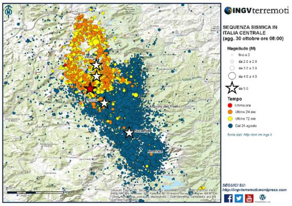 cartina terremoto