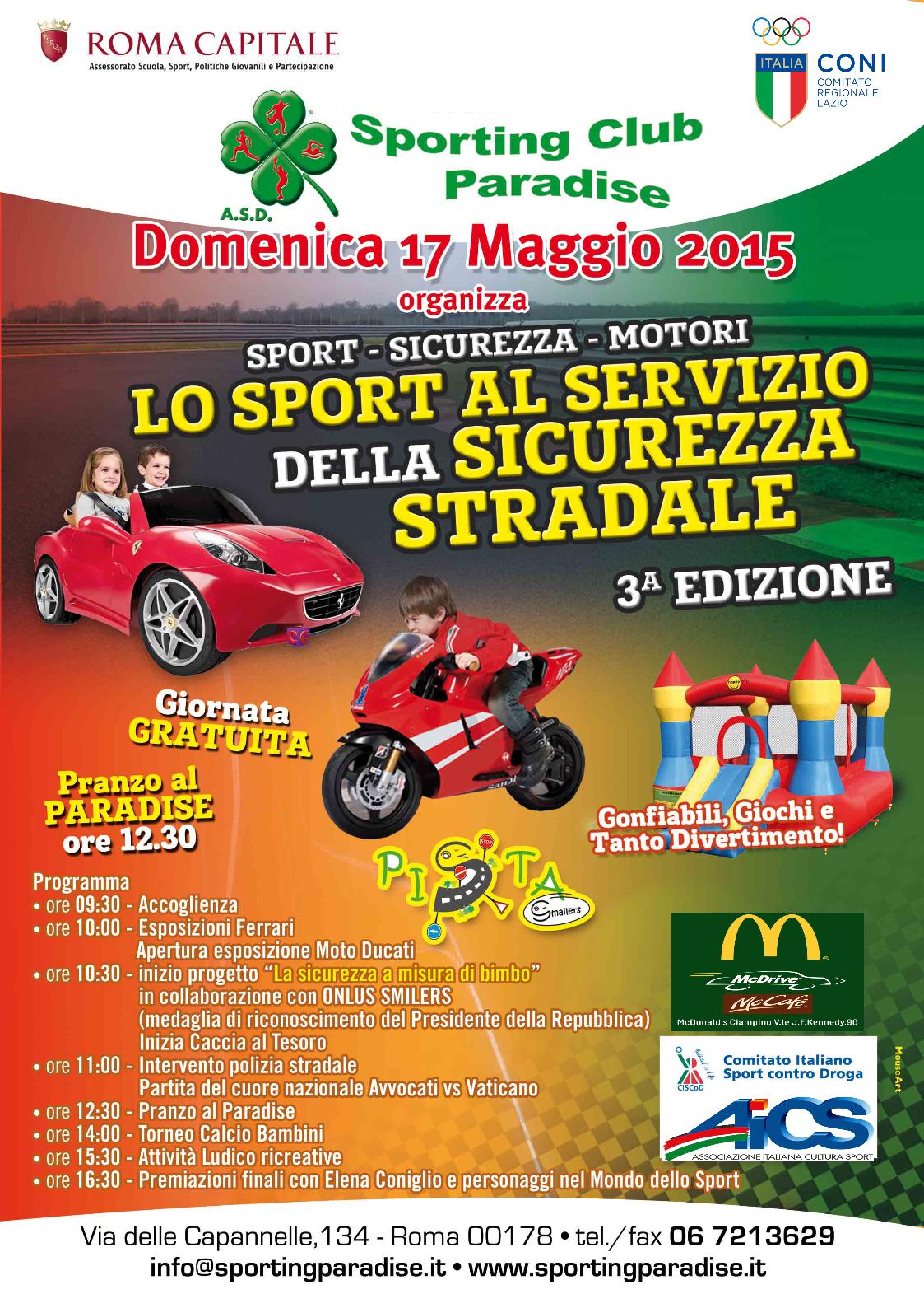 Lo sport al servizio della sicurezza stradale - III ed.